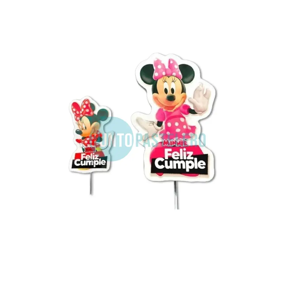 PINCHE POLIFAN VINILO FELIZ CUMPLE MINNIE