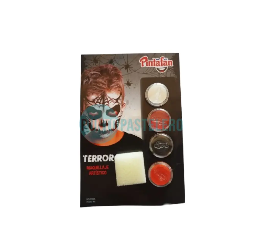 [7798134937370] MAQUILLAJE KIT HALLOWEEN TERROR 4 COLORES
