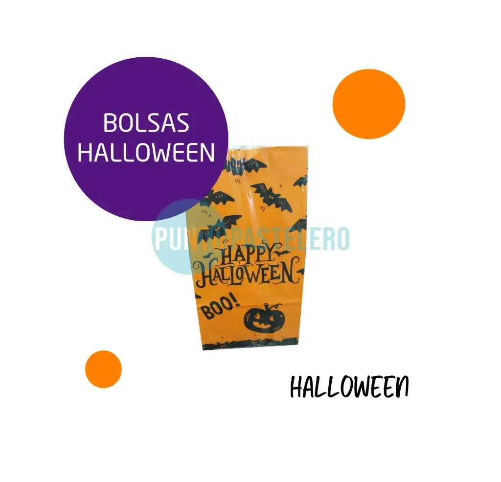 [BGHH] BOLSITAS GOLOSINERAS HALLOWEEN (X 10 U.)
