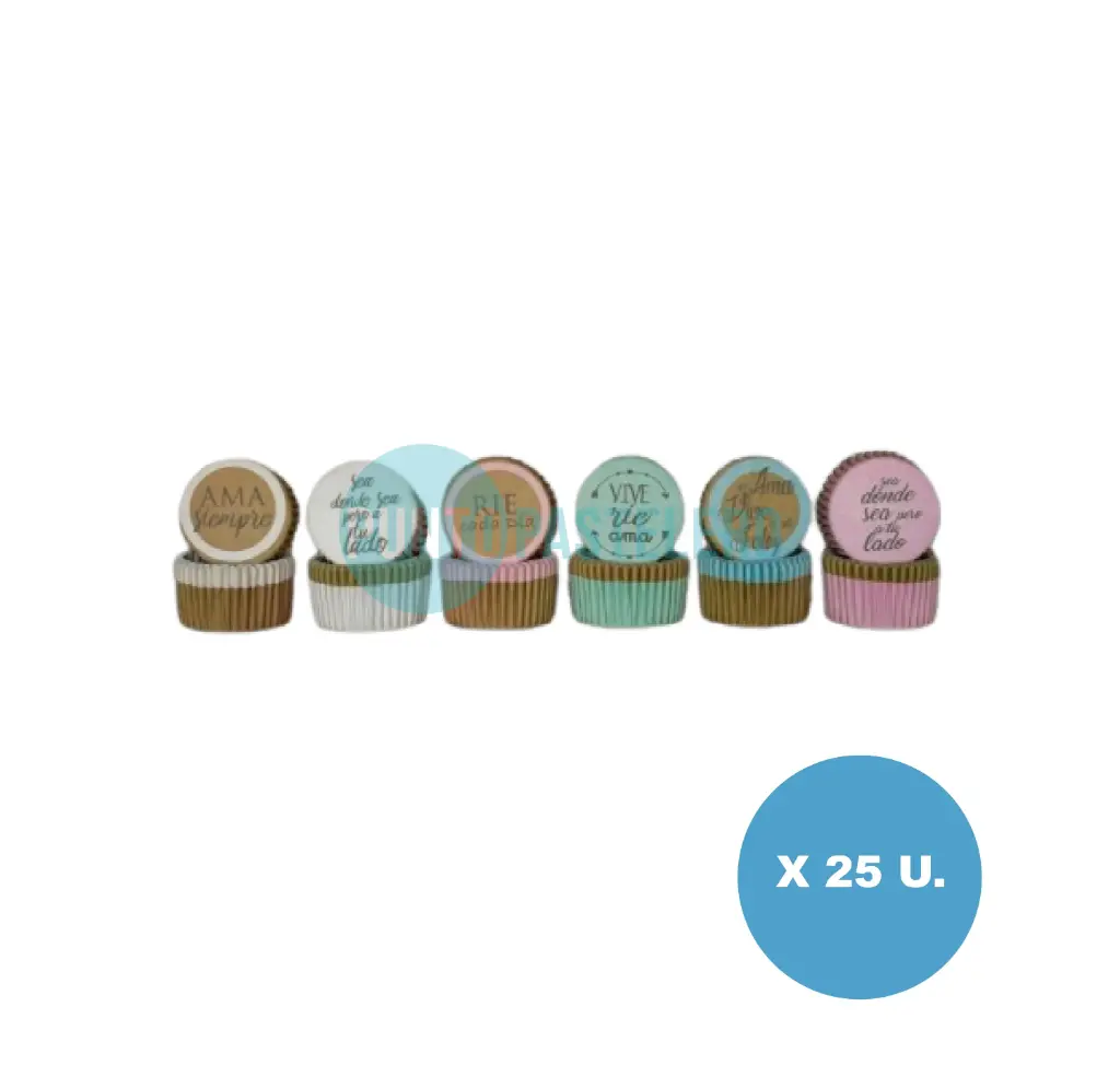 PIROTIN CUPCAKE Nº10 FRASES (CONVIDA) (X 25 U.)