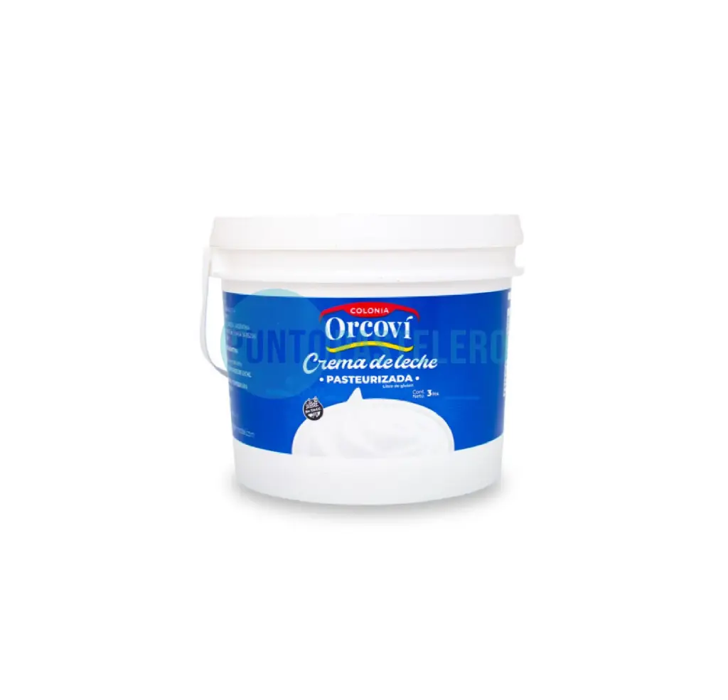 CREMA DE LECHE ORCOVI - SAN BASILIO (BALDE X 3 KG.)