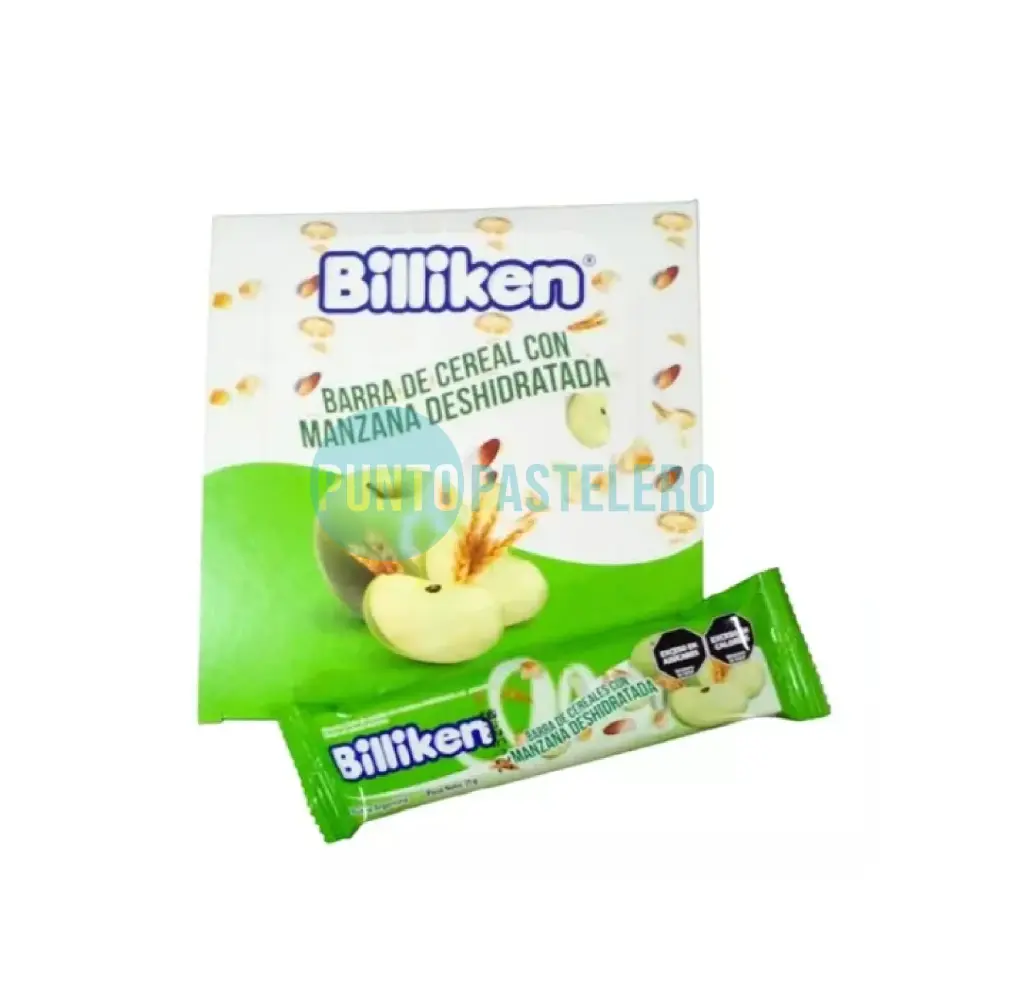 BARRA DE CEREAL BILLIKEN MANZANA (X 21 GR.)