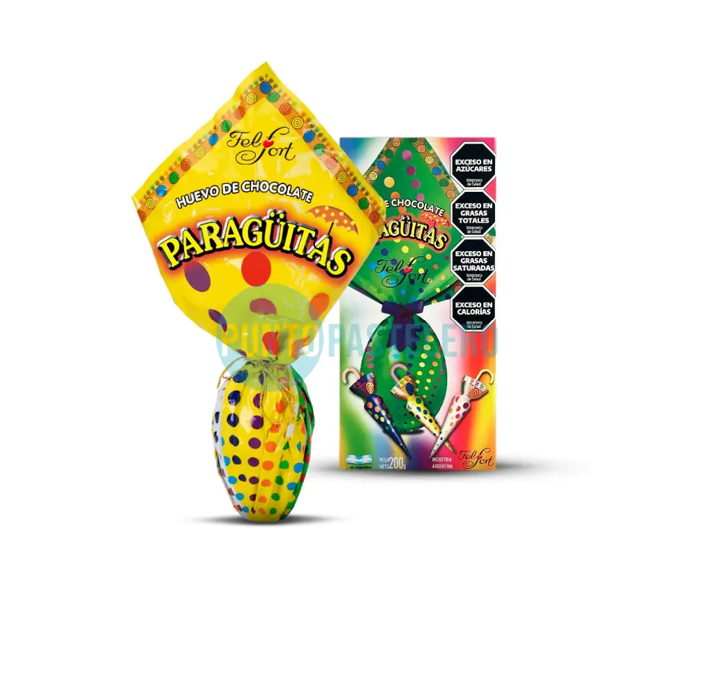 FELFORT SUPER HUEVO PASCUAS PARAGUITAS (CON SORPRESA) (X 200 GR.)