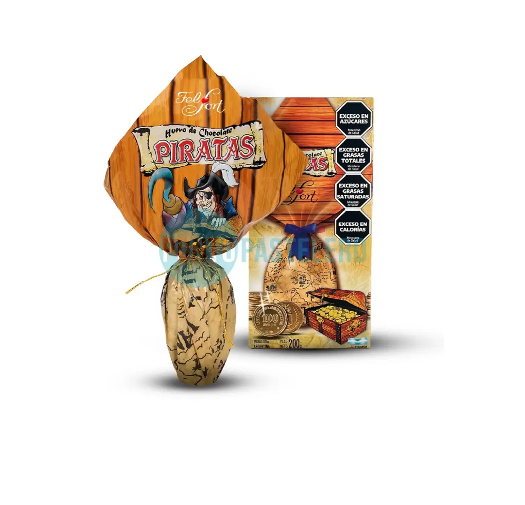 FELFORT SUPER HUEVO PIRATAS (CON SORPRESA) (X 200 GR.)