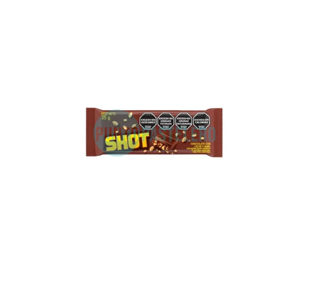 SHOT CHOCOLATE CON MANI (X 35 GR.)