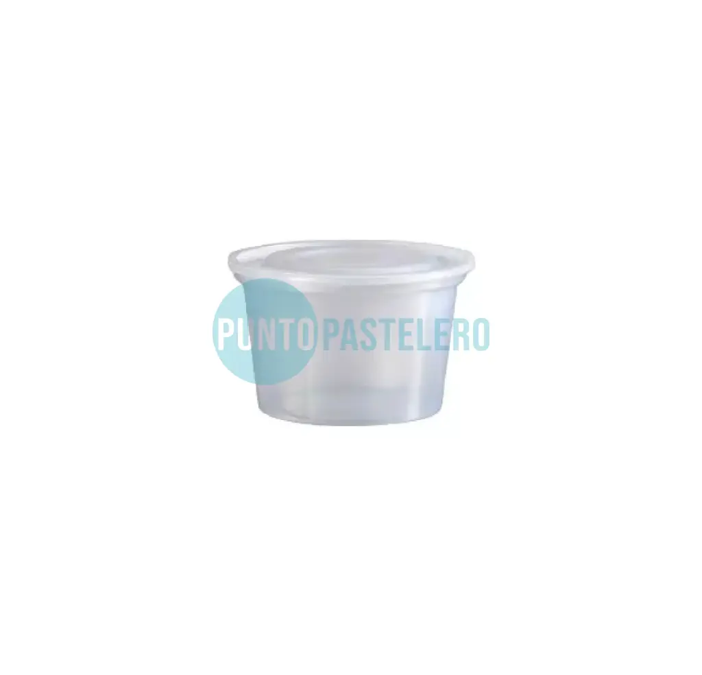 [PLA80] POTE DEGUSTACION PLASTIVAS DIP 80 CC + TAPA