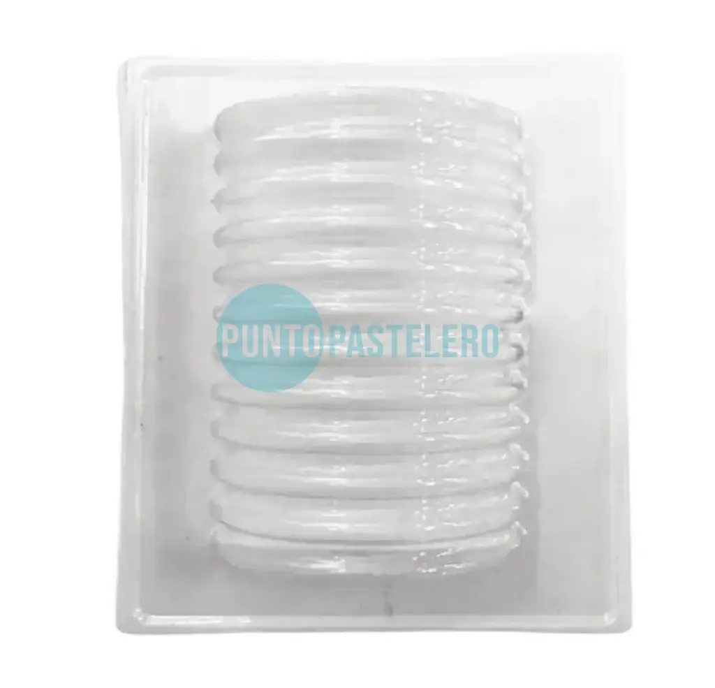 MOLDE ACETATO MINI TORTA PIÑATA RAYADA [B3]