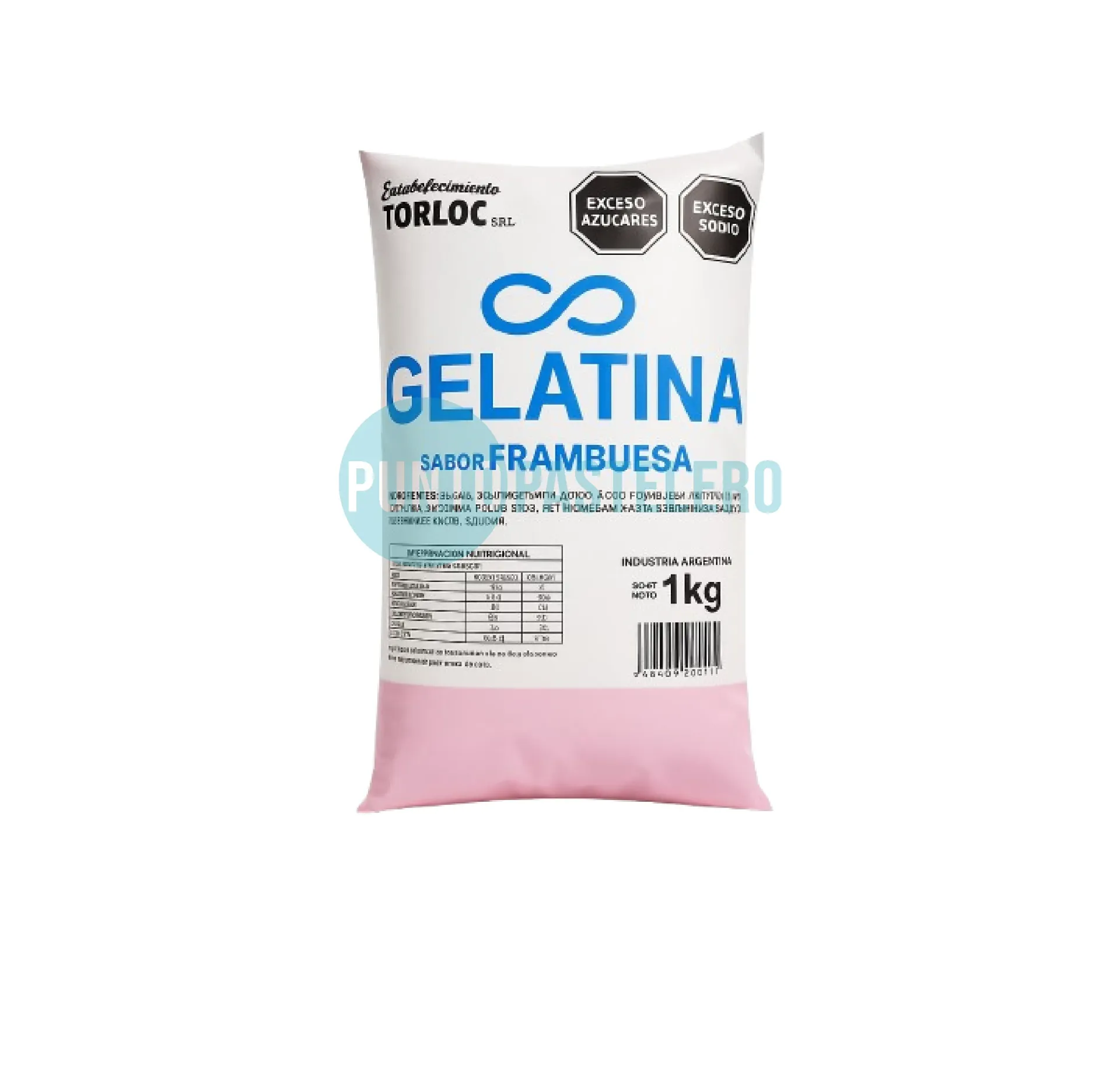 GELATINA FRAMBUESA  (X KG.) [33 + 202]