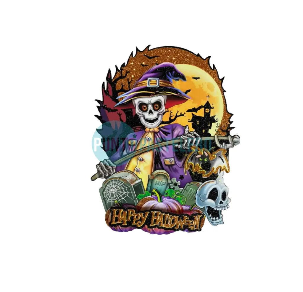 [6797408207738] ADORNO PARA PUERTA HALLOWEEN COLGANTE CON BRILLO