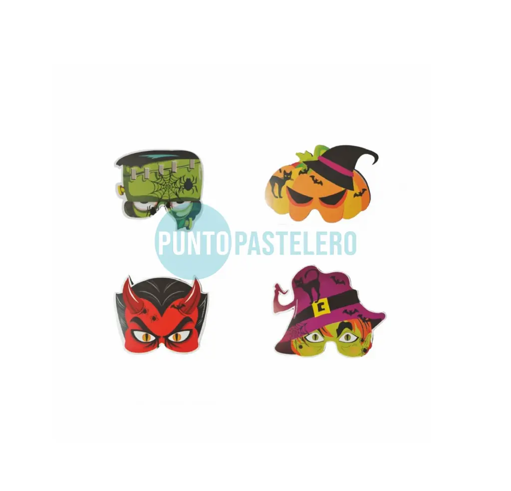 ANTIFAZ HALLOWEEN SURTIDO (X 8 U.)