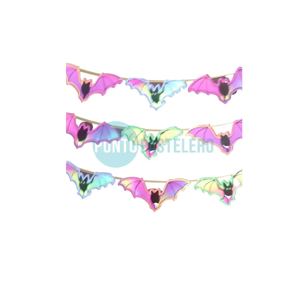 [6797408205536] BANDERIN MURCIELAGOS MULTICOLOR