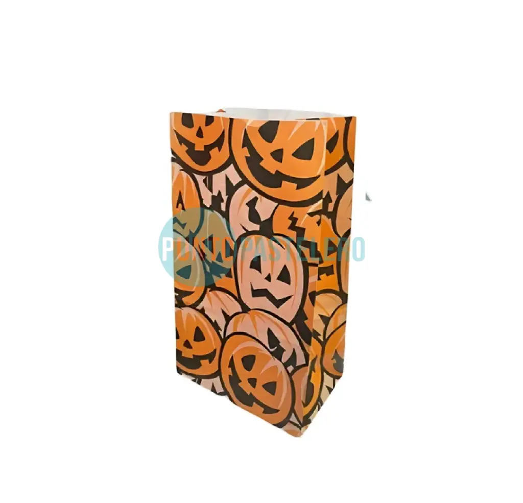 [636266681457] BOLSA CON FUELLE NARANJA CALABAZA ( 10 U.)