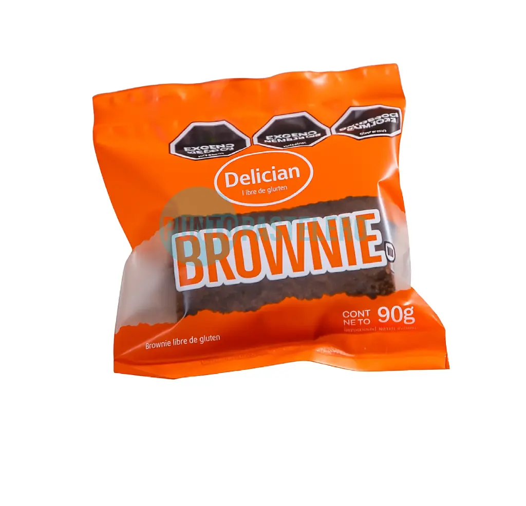 [7798433140044] BROWNIE DELICIAN (X 90 GR.) (SIN TACC)