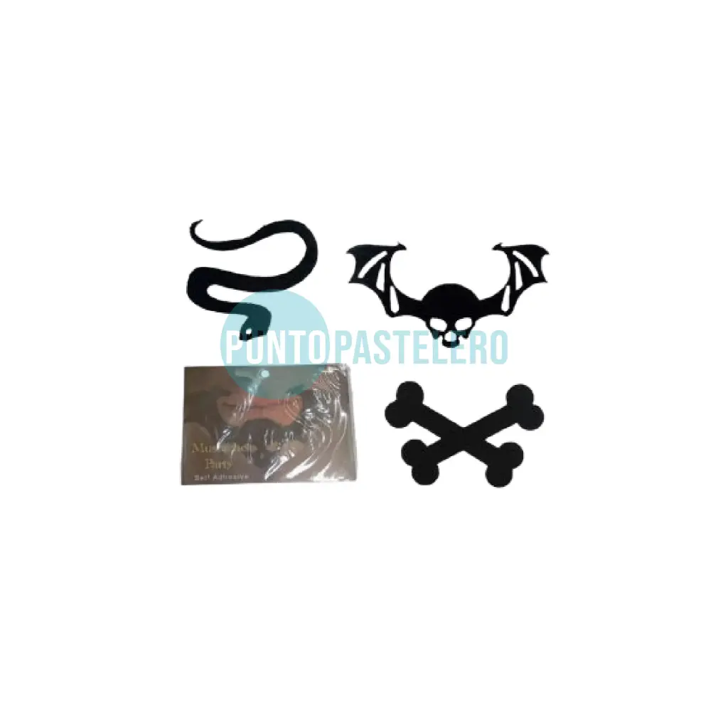 [6096786345507] BIGOTES MODELOS SURTIDOS HALLOWEEN RATAPLAN (X U.)