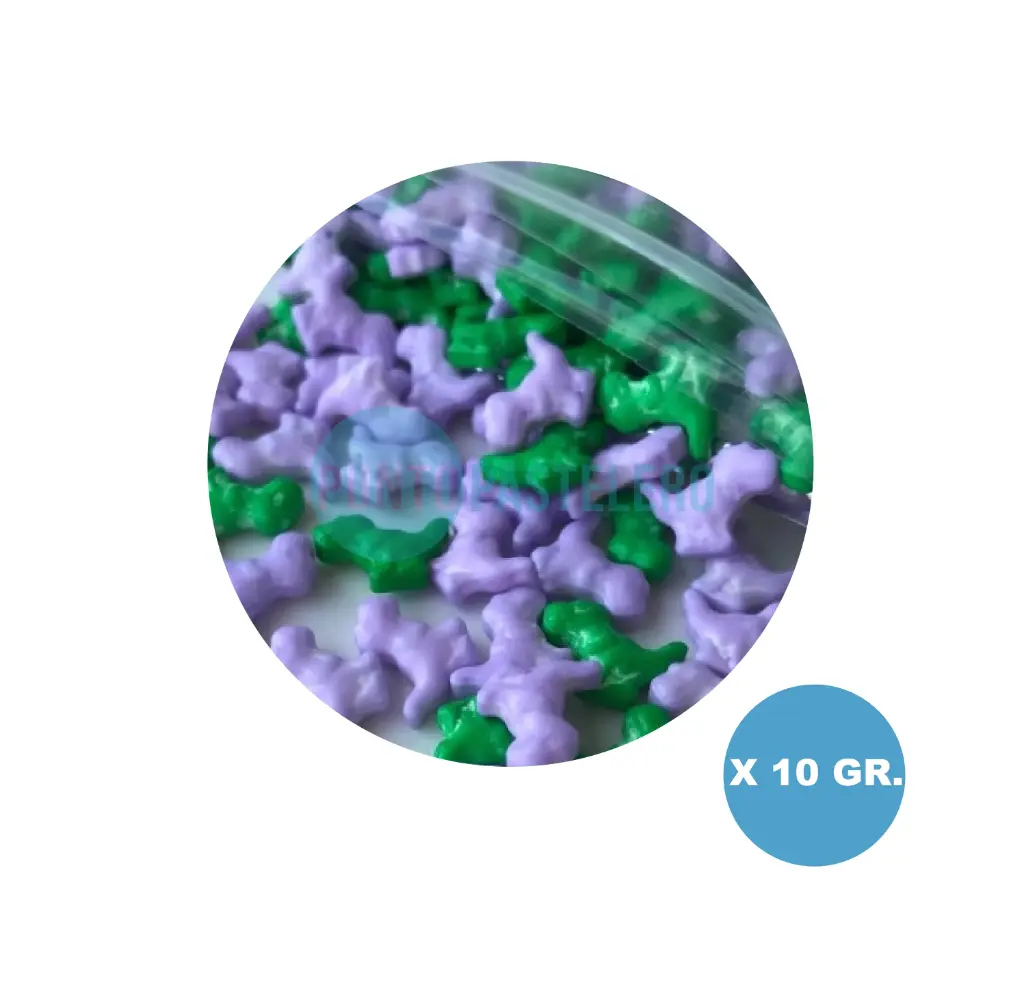[000000047132X1] SPRINKLES FORMAS DINOSAURIOS (X 10 GR.)