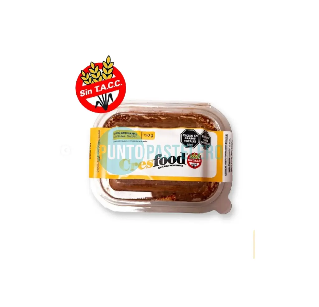 [0727373048650] PORCION TIRAMISU CRESFOOD (X 150 GR.) (SIN TACC)