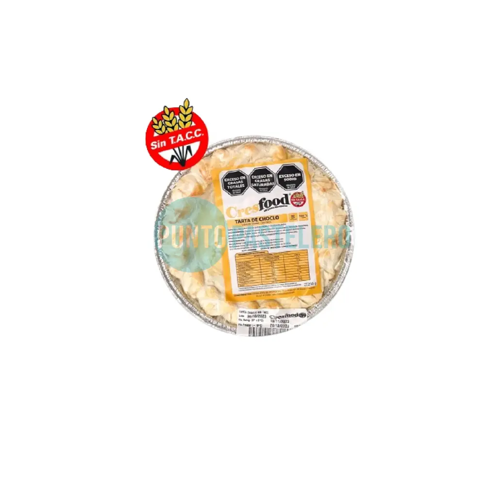 TARTA CRESFOOD CHOCLO Y CREMA (SIN TACC)