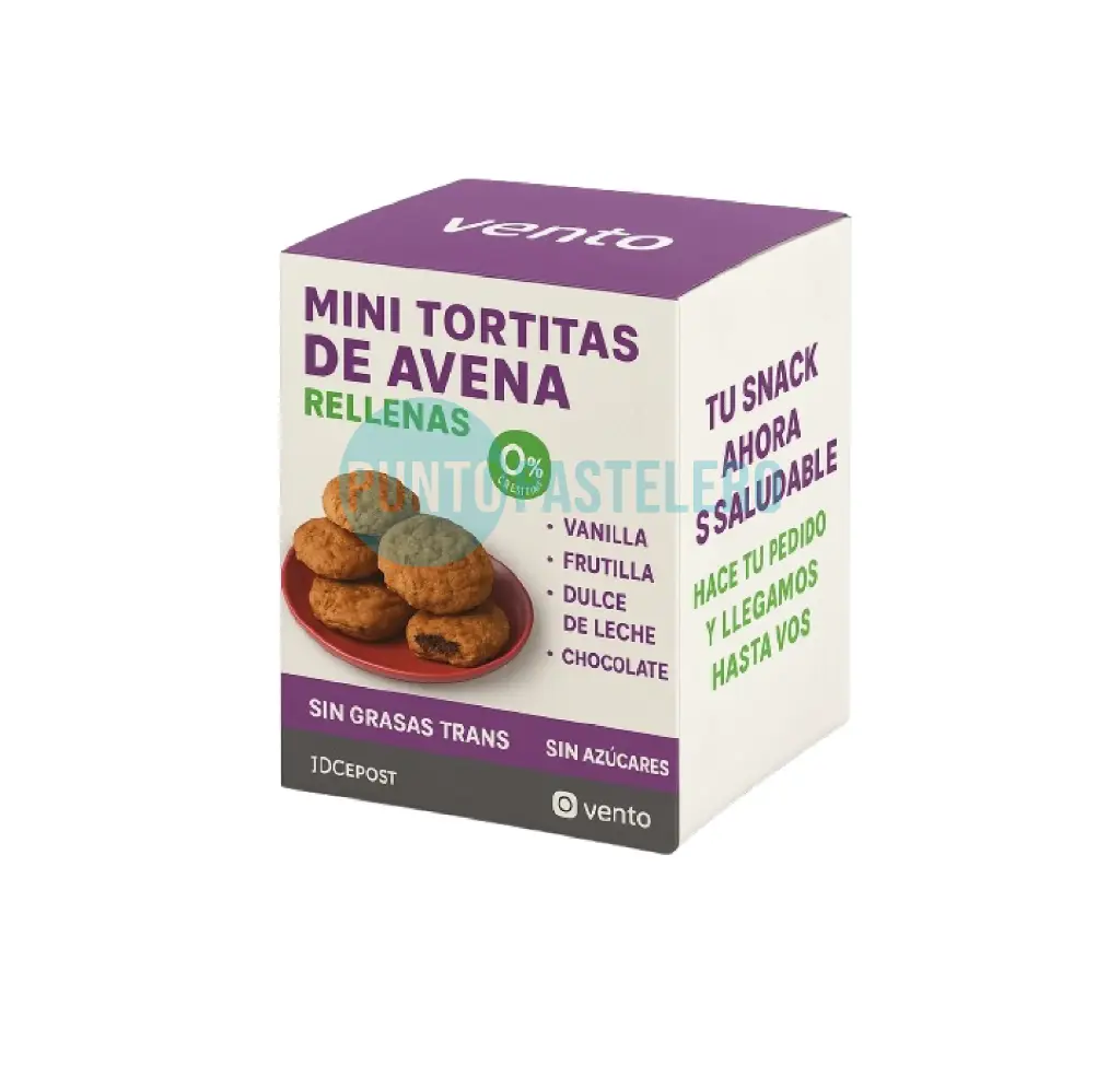 MUFFIN VENTO FIT AVENA BANANA Y DULCE DE LECHE (X 6 U.)
