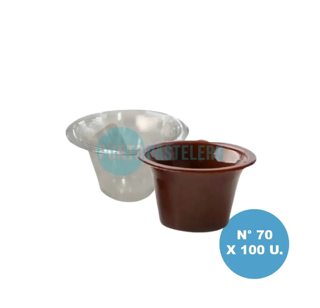 BASE POSA HUEVO TRANSPARENTE N°70 (7 CM) (X U.)