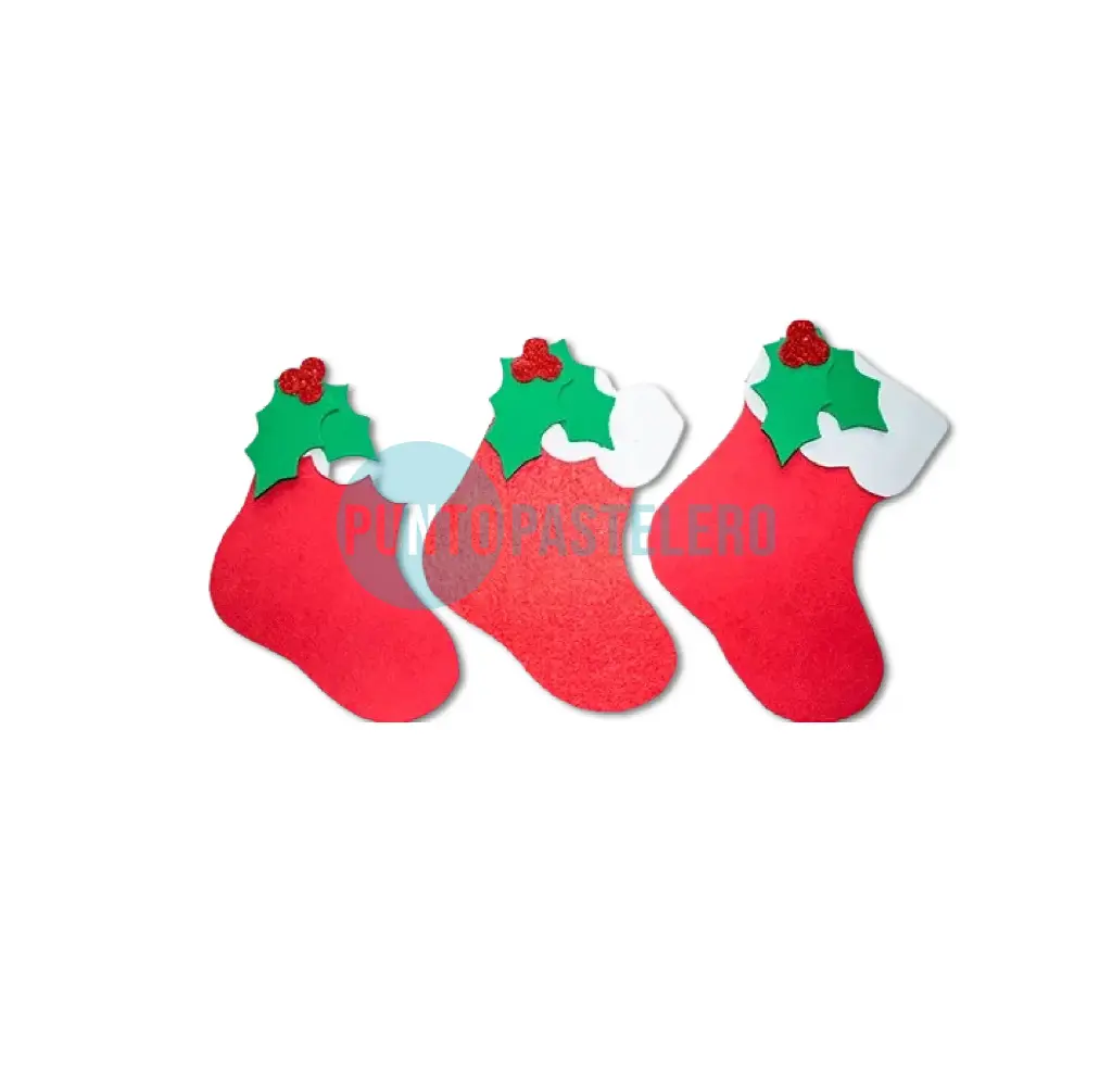 ADORNOS GOMA EVA (MODELOS SURTIDOS) NAVIDAD (X 3 U.)