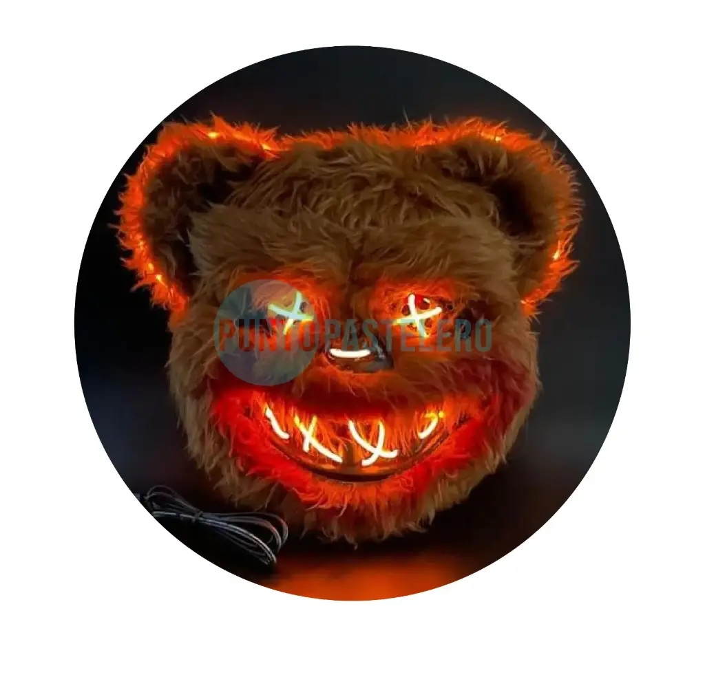 [6011401453269] CARETA MASCARA RIGIDA LUMINOSA OSO