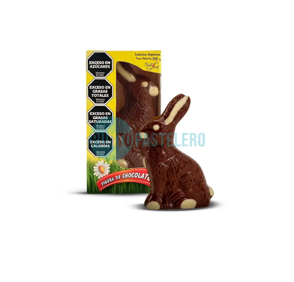 FELFORT FIGURA CHOCOLATE PASCUAS CONEJITO NEGRO (X 38 GR.)