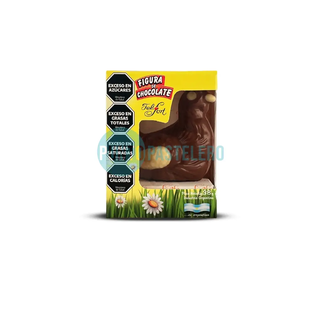 FELFORT FIGURA CHOCOLATE PASCUAS GALLINITA NEGRA (X 38 GR.)