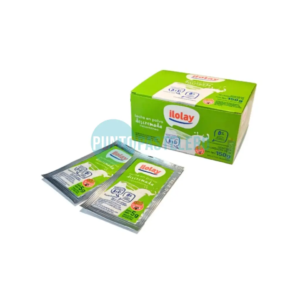 LECHE EN POLVO ILOLAY EN SOBRES (30 X 5 GR.)