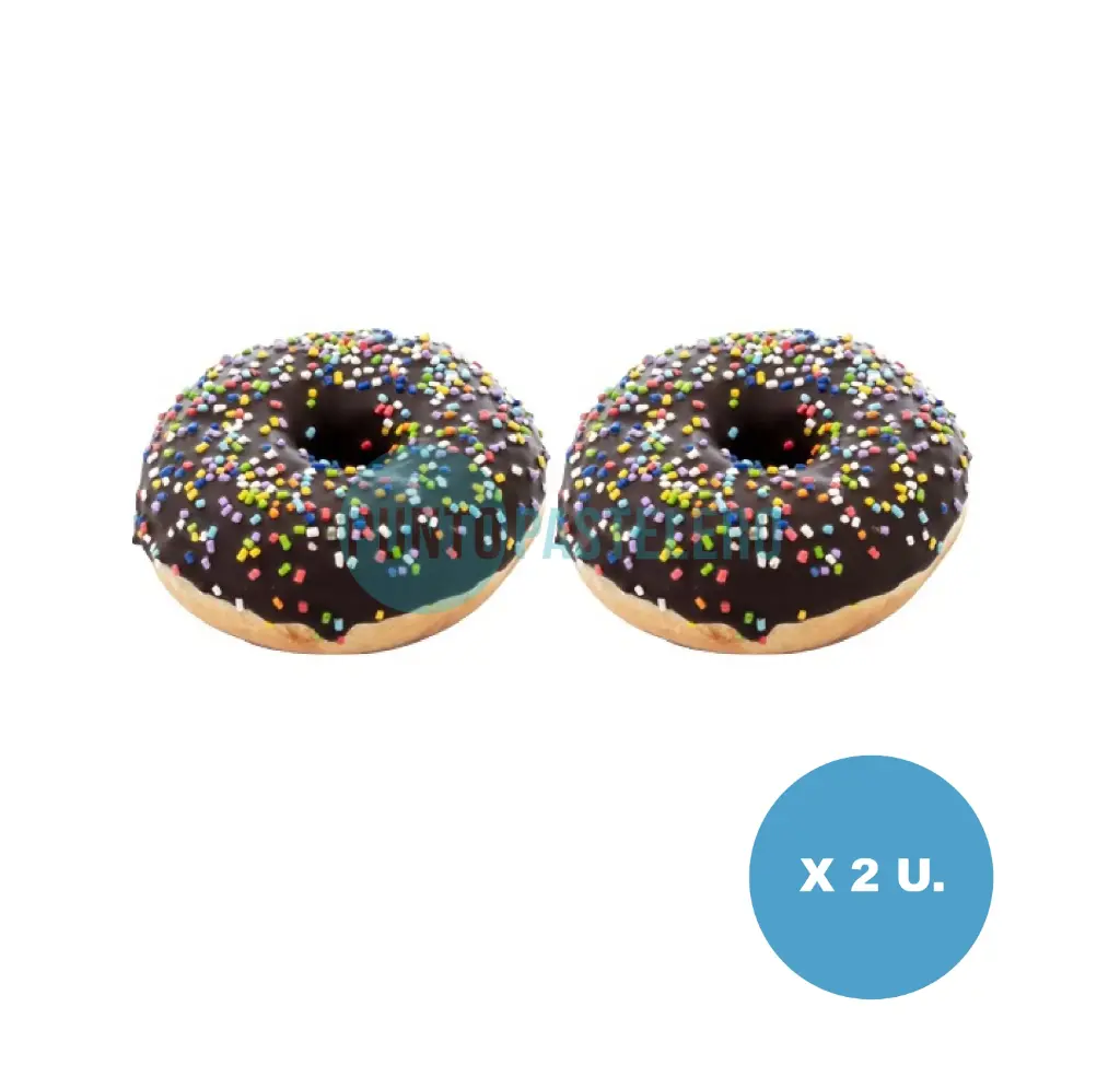 DONUTS DONAS CAÑUELAS CHOCOLATE (X 2 U.)