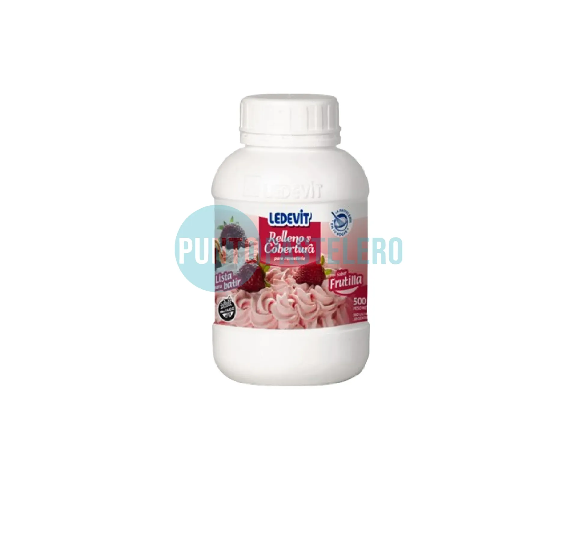 CREMA LEDEVIT FRUTILLA BOTELLA (X 500 CC.)