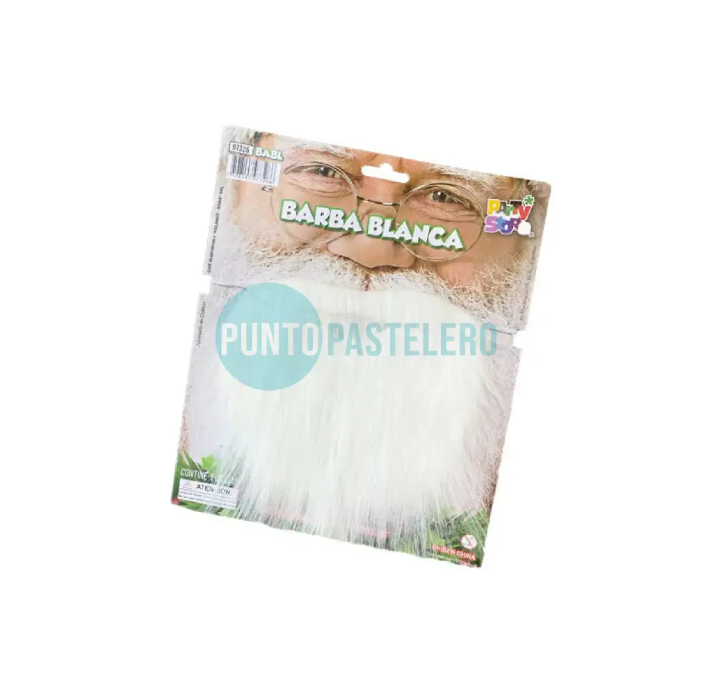 BARBA PAPA NOEL BLANCA PARTY STORE