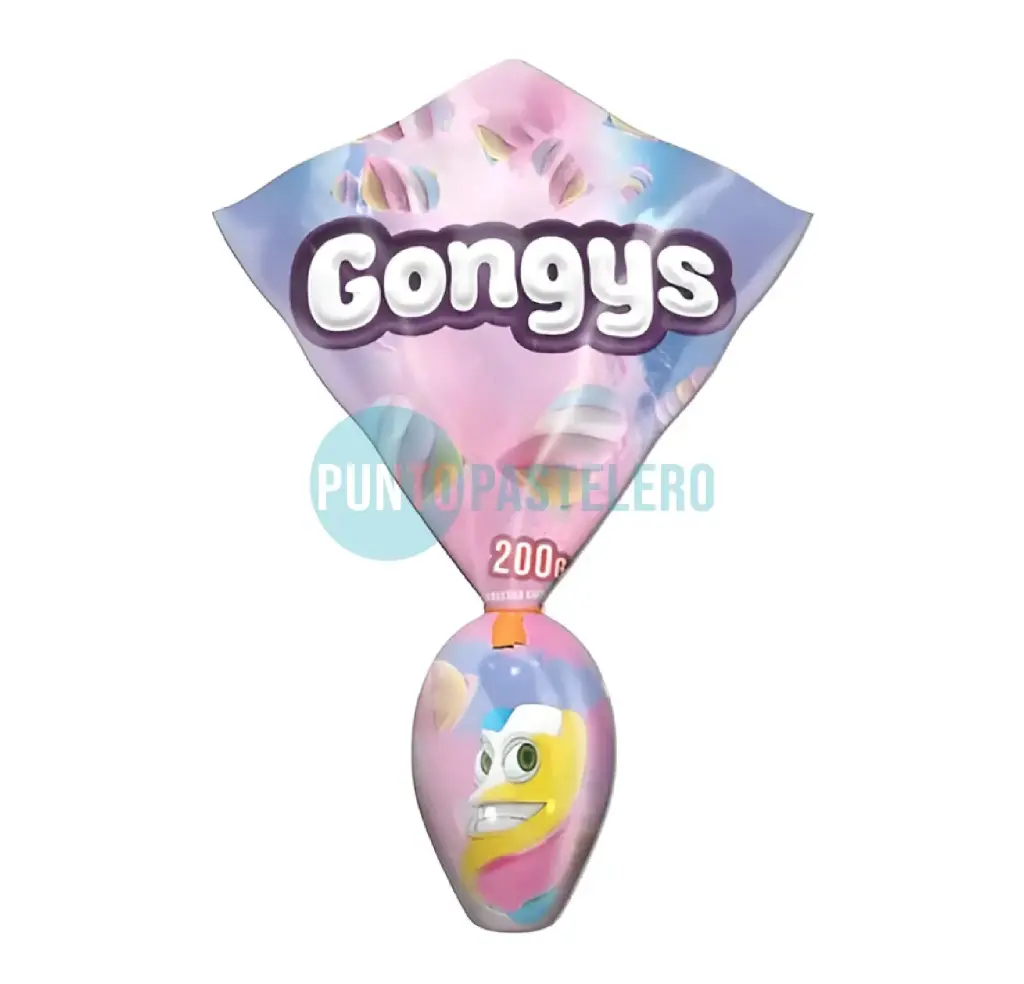 GONGYS HUEVO DE PASCUAS CON GOMITAS (X 200 GR.)