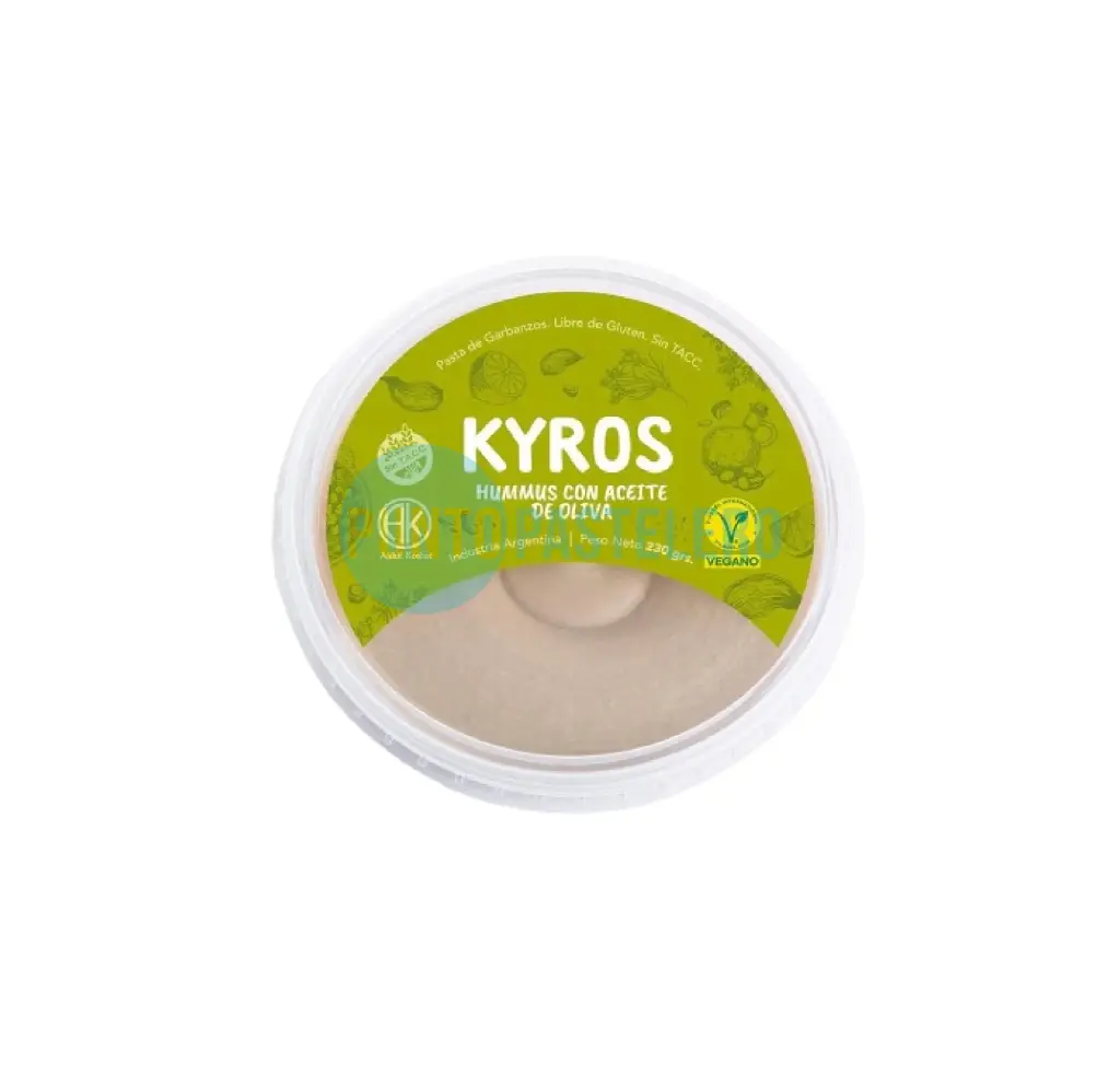 [7798334803109] HUMMUS CON ACEITE DE OLIVA KYROS (X 230 GR.)