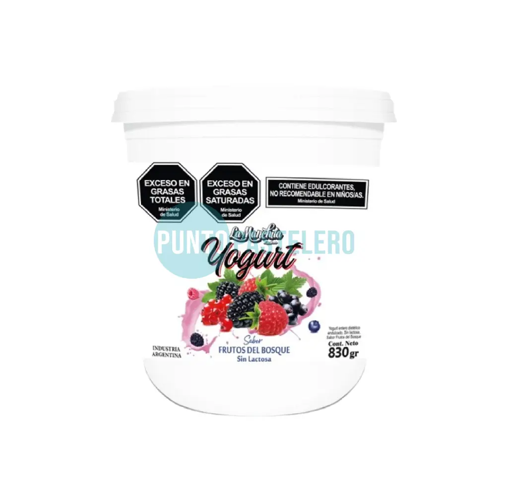 YOGURT FRUTOS DEL BOSQUE LA MANCHITA (X 830 GR.) (SIN LACTOSA)
