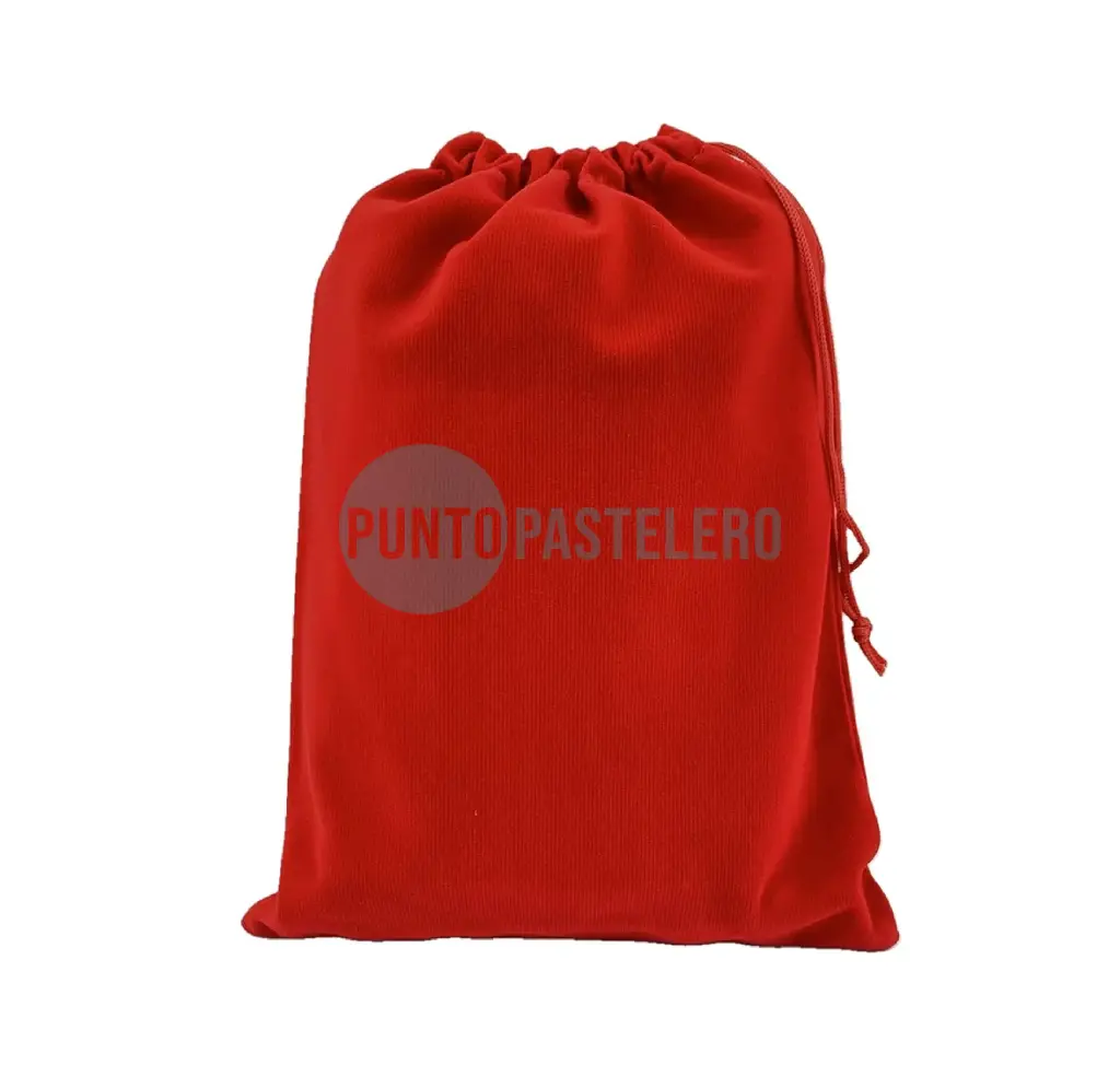 BOLSA PARA REGALOS PAPA NOEL DE TELA CROSTI