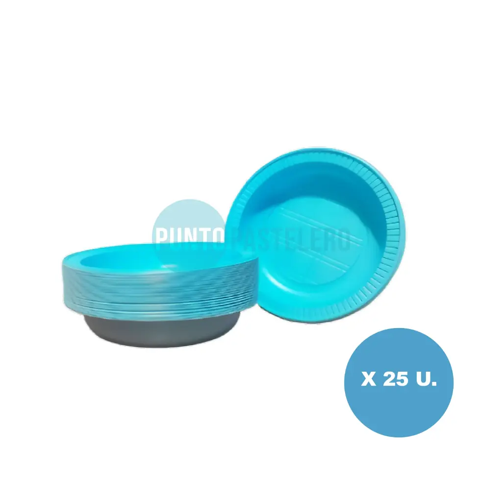 COMPOTERA BANPLAST CELESTE 16 CM (X 25 U.)