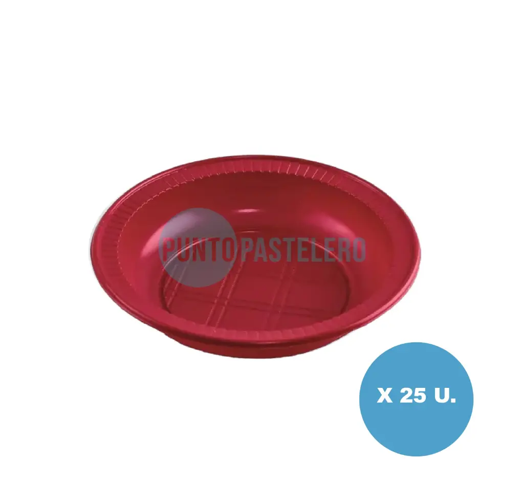 COMPOTERA BANPLAST ROJA 16 CM (X 25 U.)