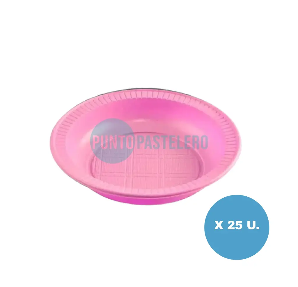 COMPOTERA BANPLAST ROSA 16 CM (X 25 U.)