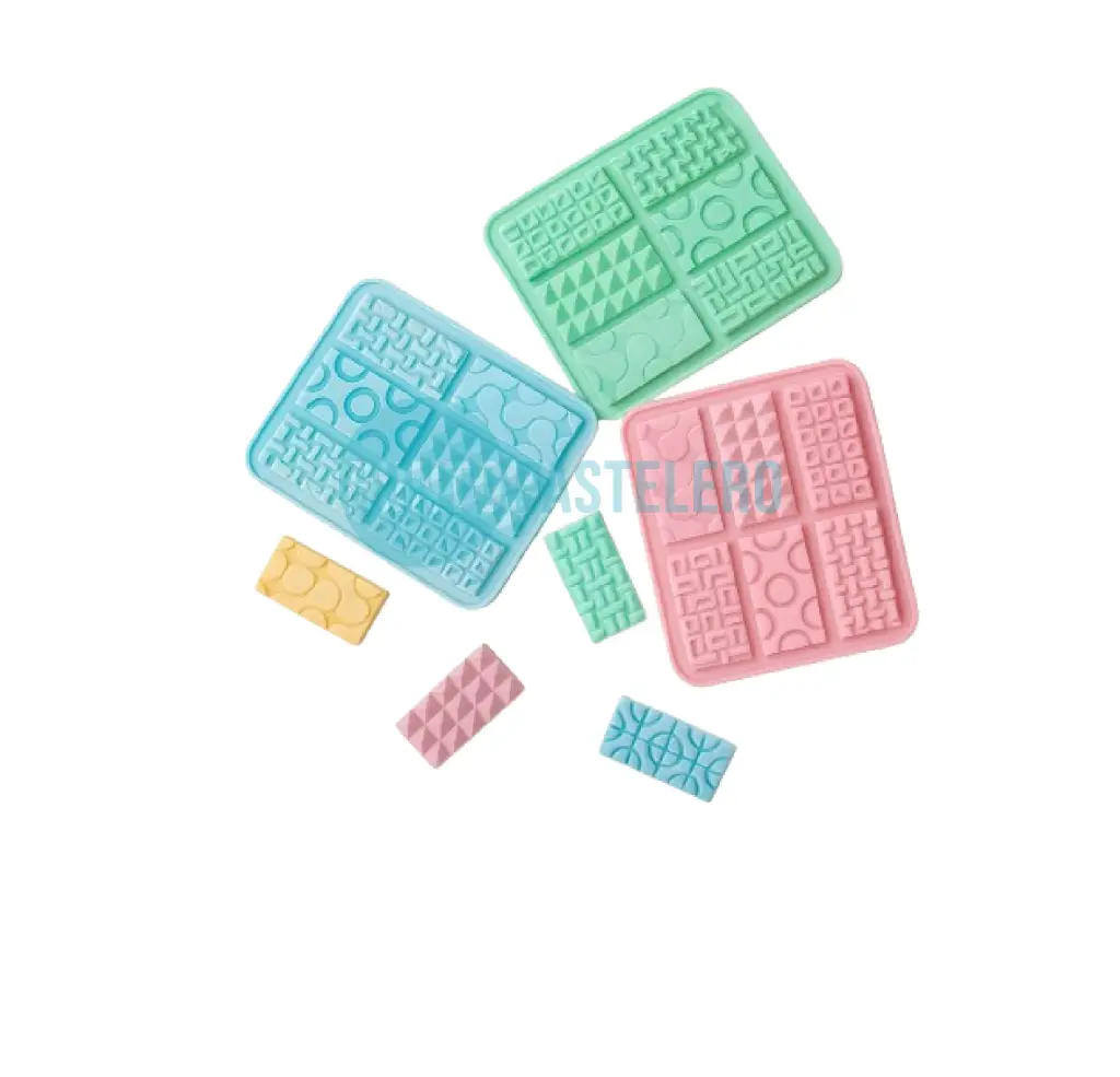MOLDE DE SILICONA TABLETA CHOCOLATE SURTIDO