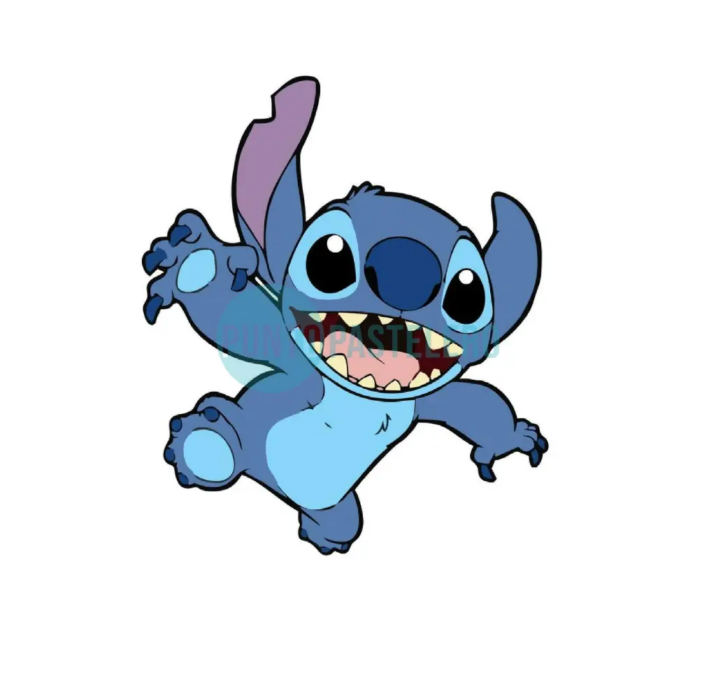 CARTEL FIGURA DECORATIVA STITCH (36 CM)