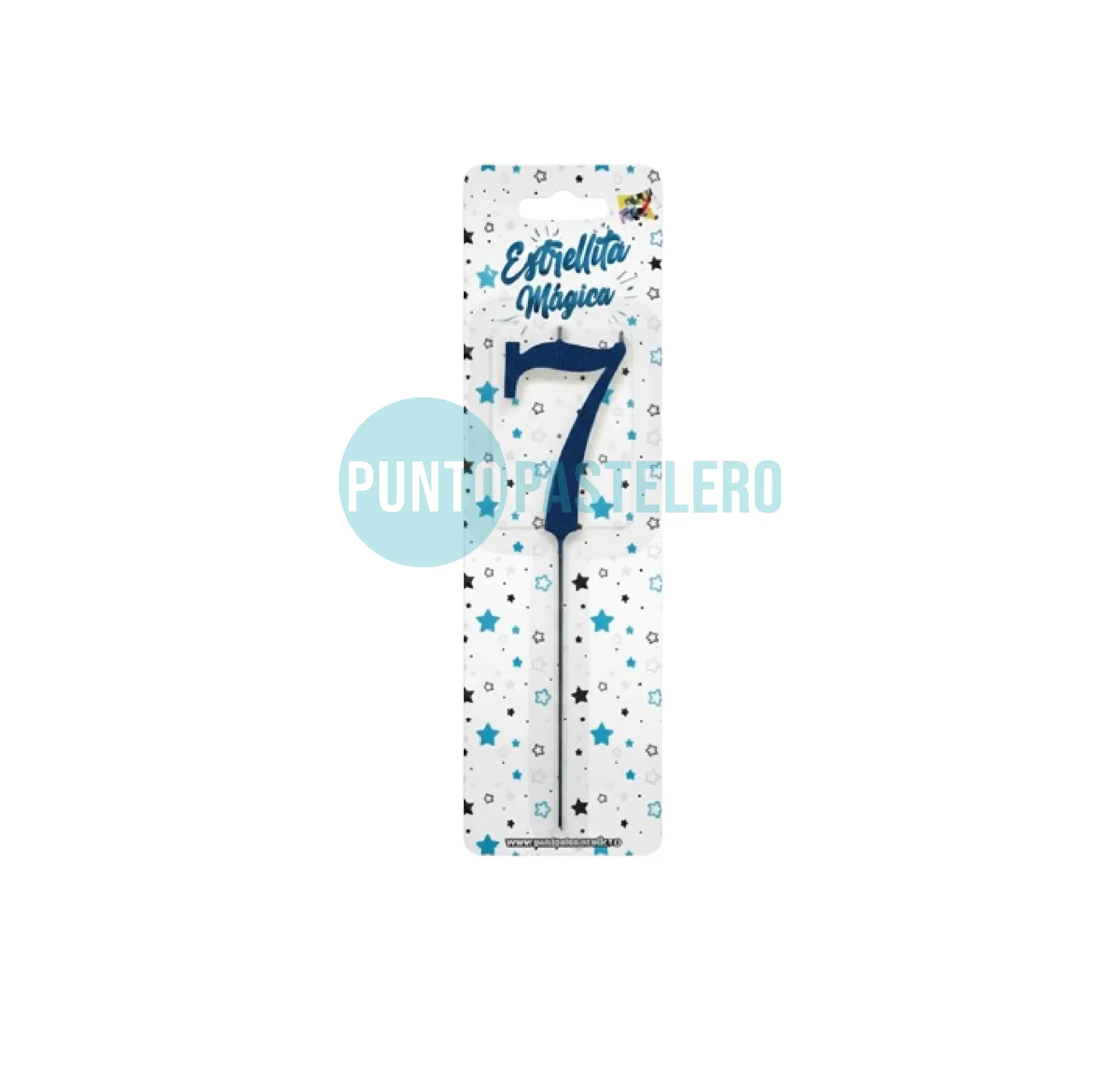 [7799088020958] VELA SPARKLER AZUL (N° 7)