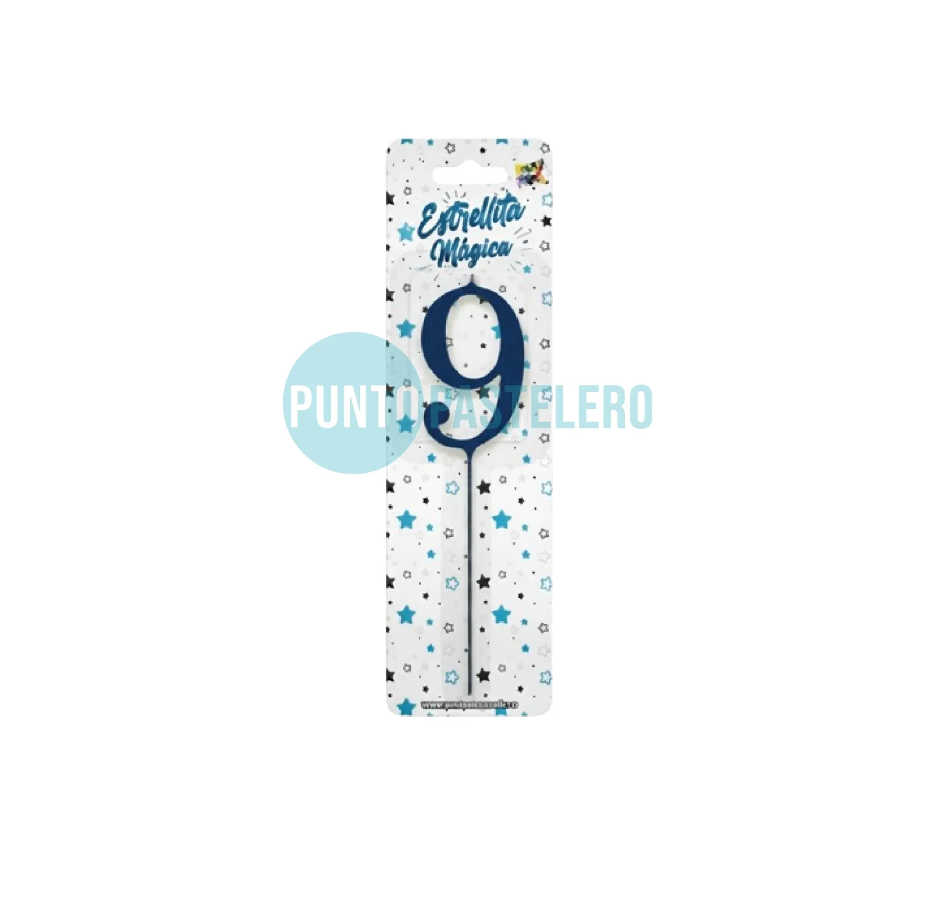 VELA SPARKLER AZUL (N° 9)