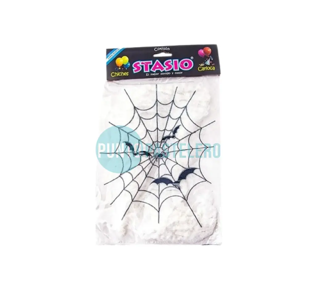 TELA DE ARAÑA CON ARAÑITAS STASIO