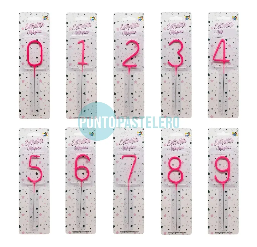 VELA SPARKLER ROSA (N° 4)