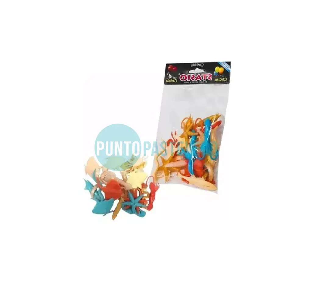 MINIATURA SURTIDO FONDO DEL MAR SIRENA CORAL STASIO (24 U.)