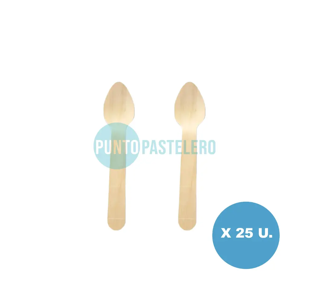 [7799088032388] CUCHARA DE MADERA 11 CM PARTY STORE (X 25 U.)