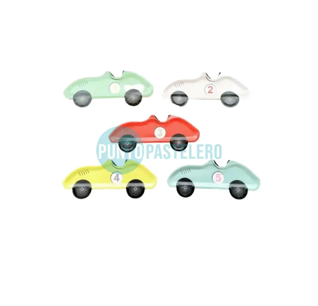 PLATO POLIPAPEL FORMA AUTOS VINTAGE (6 U.)
