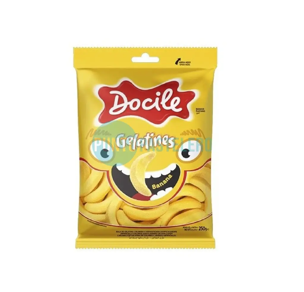 [7896451908834] GOMITAS DOCILE BANANITAS (X 250 GR.)