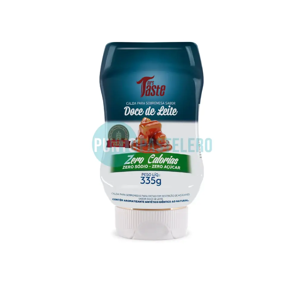 [7896573360435] SALSA DULCE DE LECHE MR. TASTE (X 335 GR.) (CERO CALORIAS) (SIN AZUCAR)