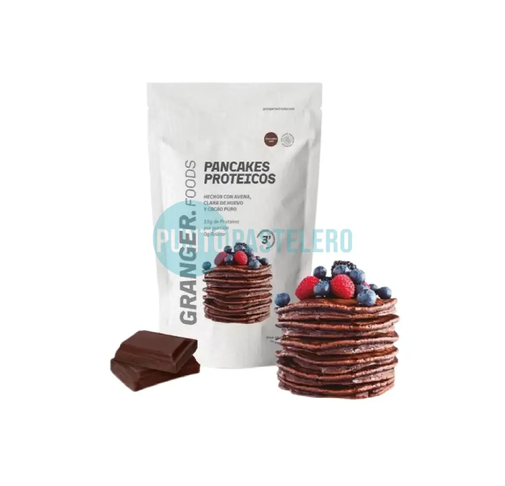 PREMEZCLA PARA PANCAKES PROTEICOS CHOCOLATE GRANGER (X 400 GR.) (SIN TACC) (SIN AZUCAR)
